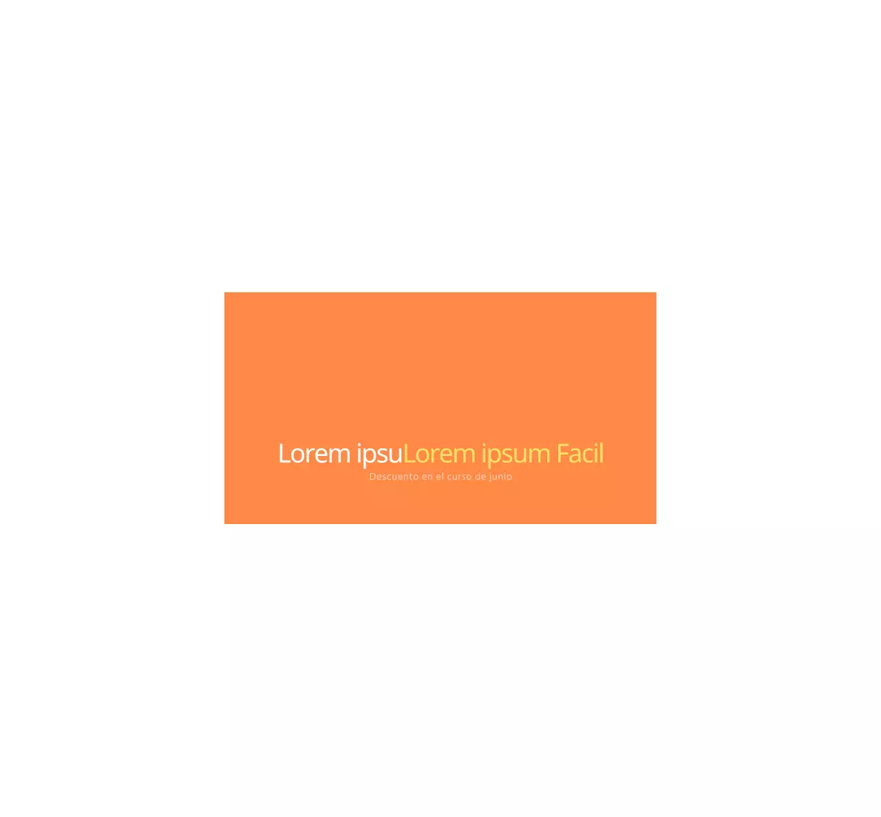 Promocione la educación de su centro en naranja