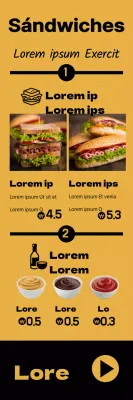 Seleccione un bocadillo