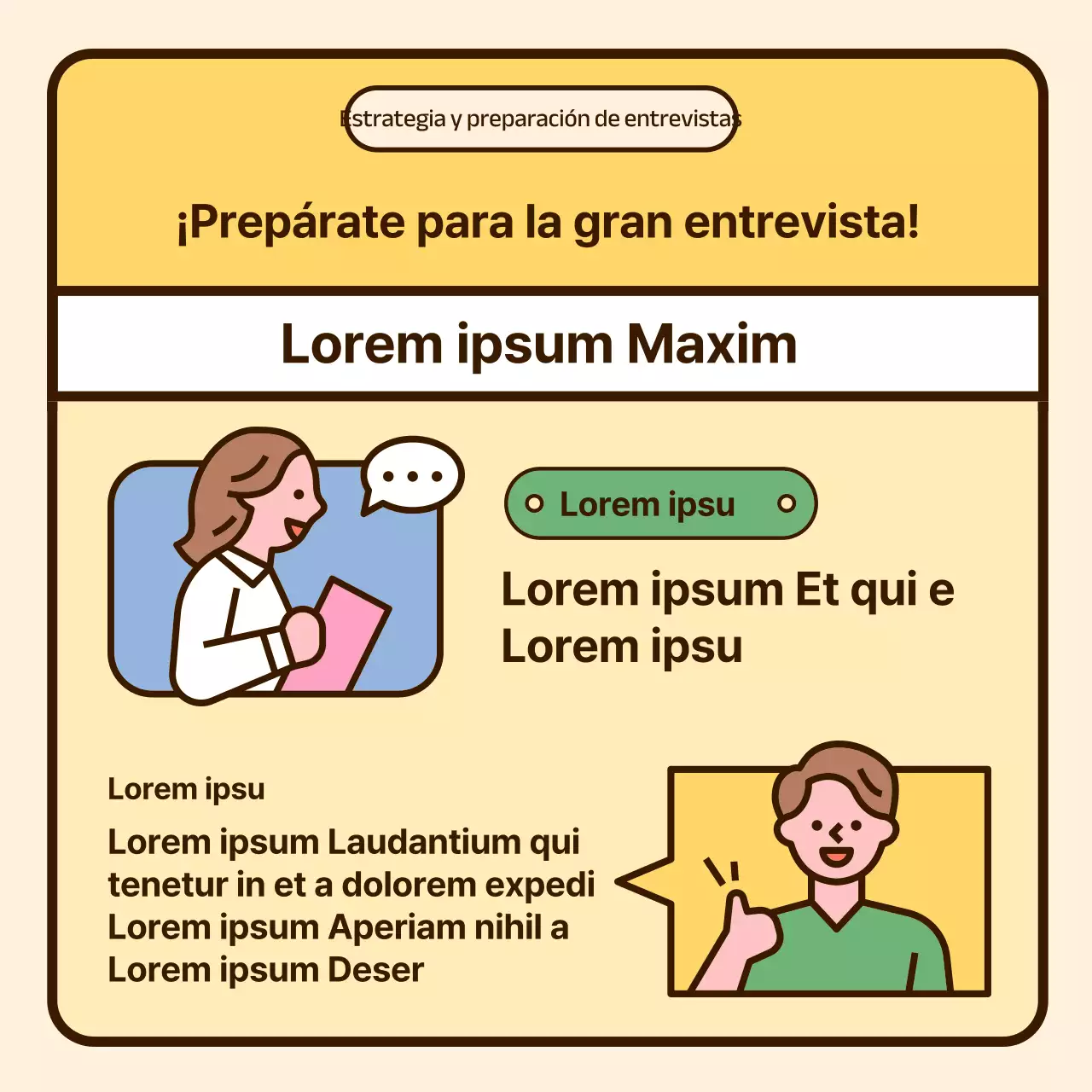Destacando simpáticas ilustraciones en colores pastel Cómo tener éxito en un cambio de trabajo