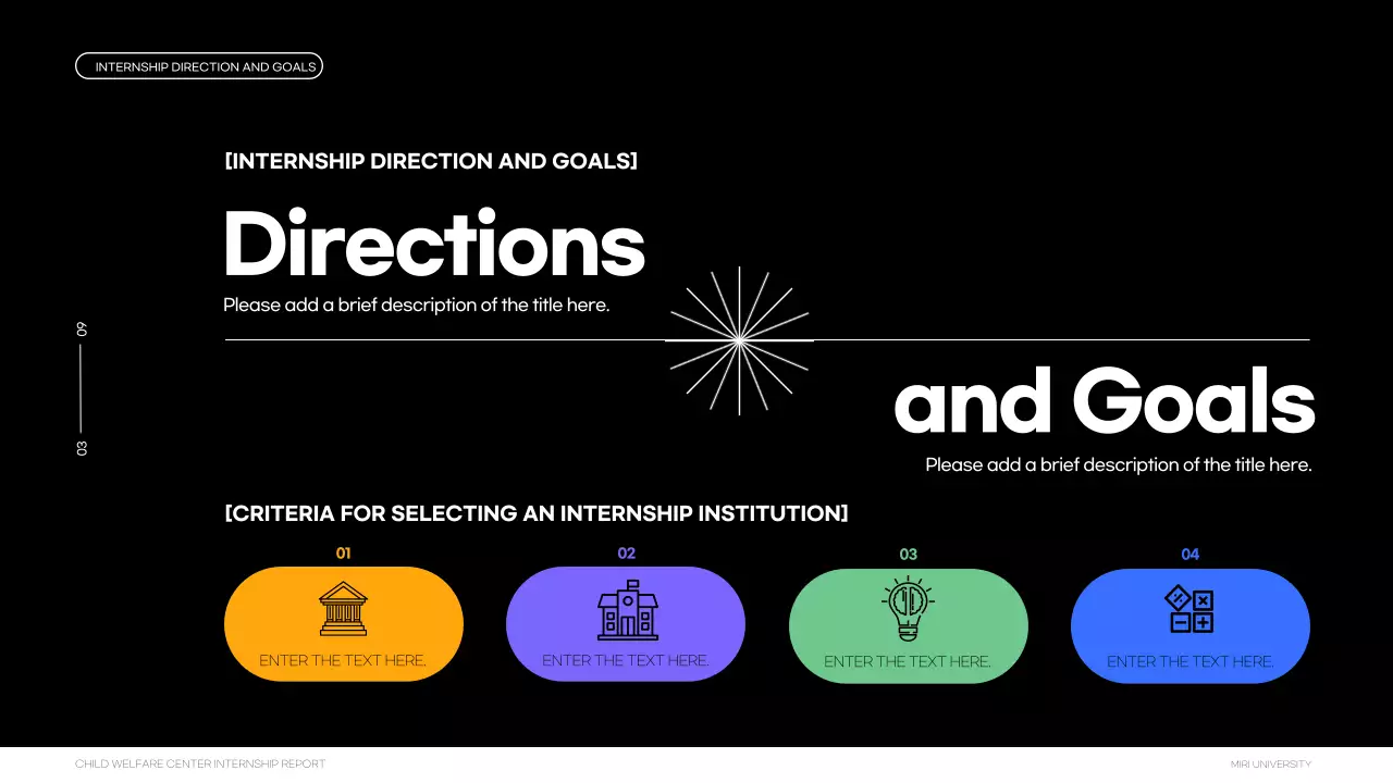 다채로운 기하학적 인턴십 보고서 프레젠테이션