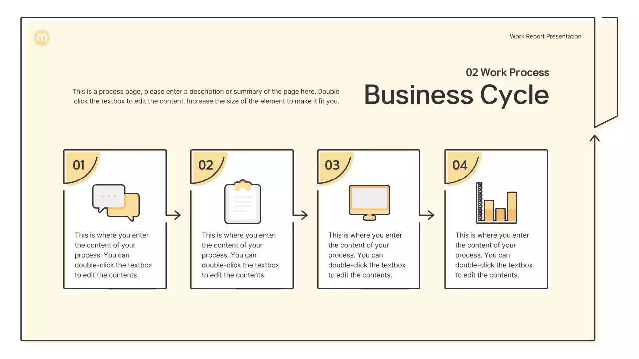 Beige Professional Marketing Report Presentation