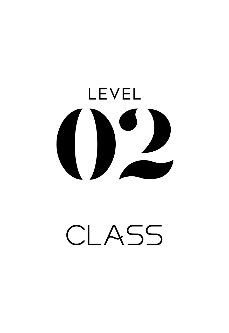 黒の塾のクラス名テキストで構成されたシンプルな場所案内板。