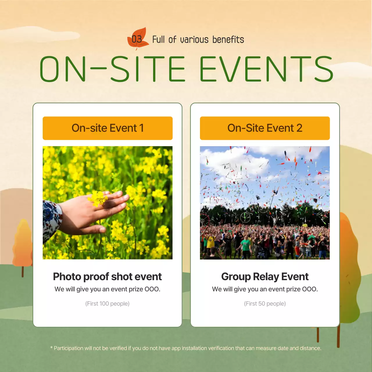 Yellow Orange Green Fall Trekking Challenge Guide