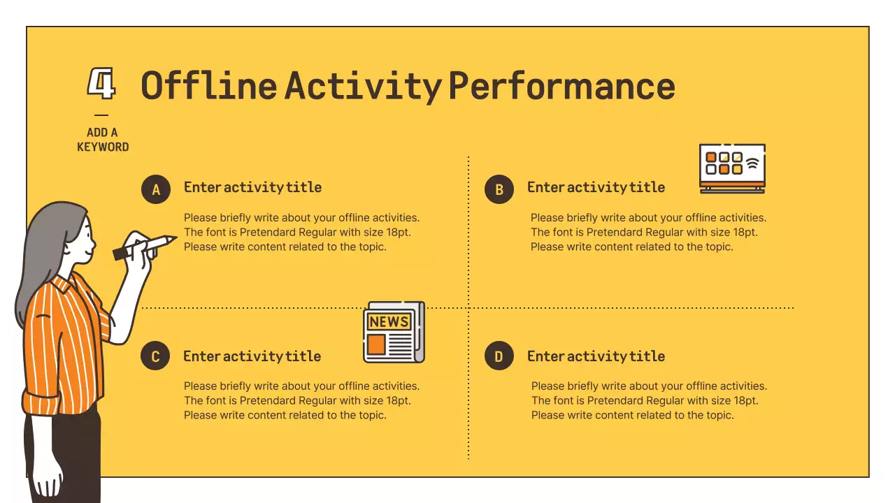Orange Modern Intern Report Presentation