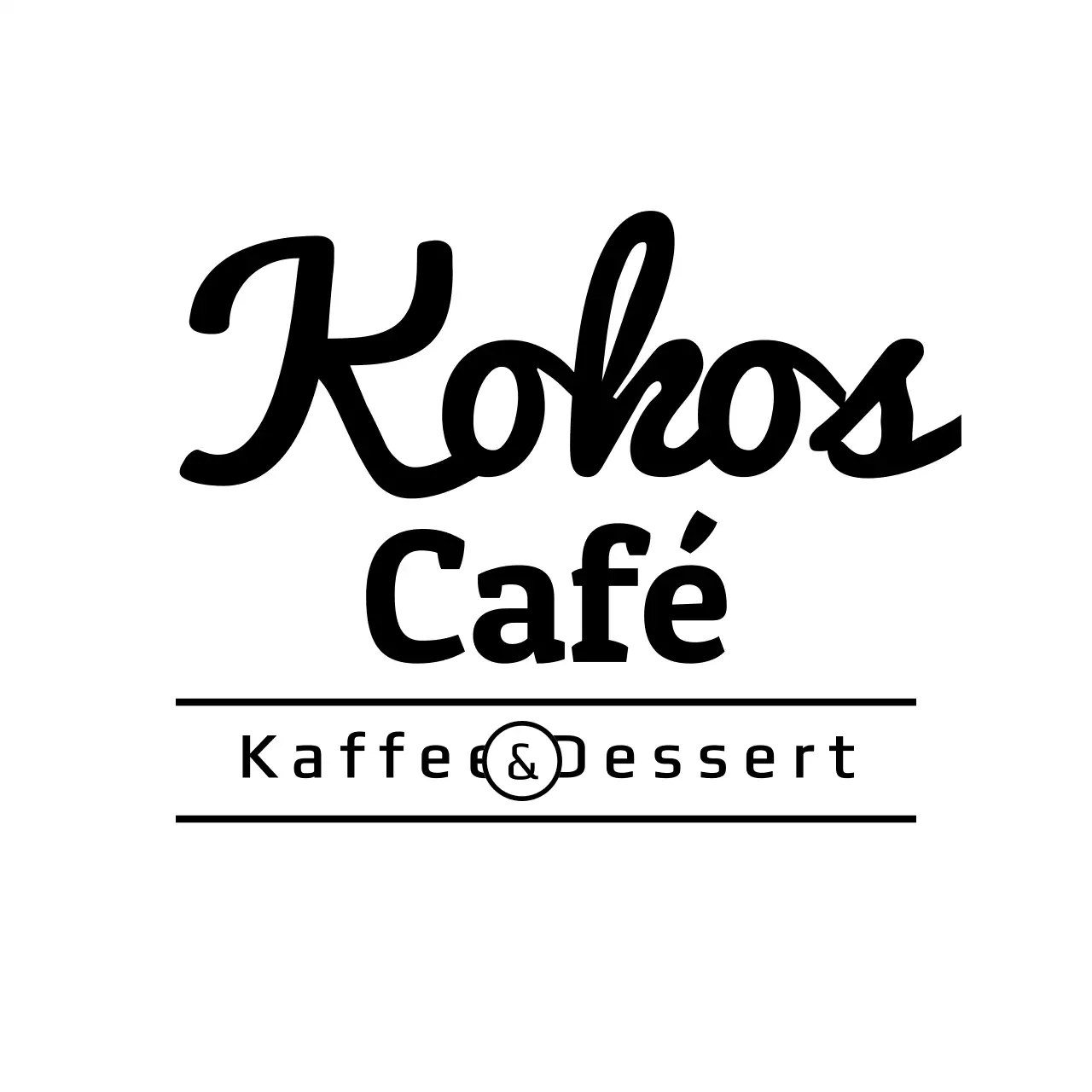 Für ein einfaches Café im Schwarz-Weiß-Stil