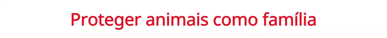 Promoção de um evento com um conceito de sociedade de proteção dos animais a vermelho.
