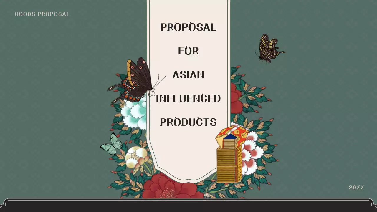 Green Traditional Product Proposal Presentation