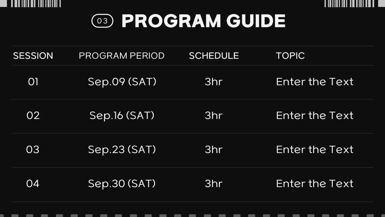 Black Modern Film Recruitment Presentation