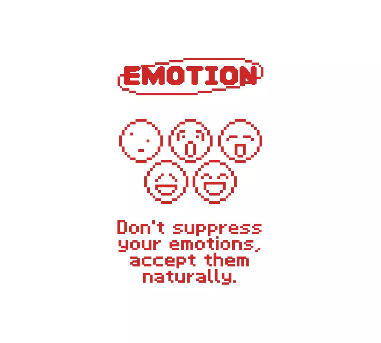 Gaya kombinasi ilustrasi titik-titik yang lucu dan trendi dalam warna merah untuk merchandise pribadi