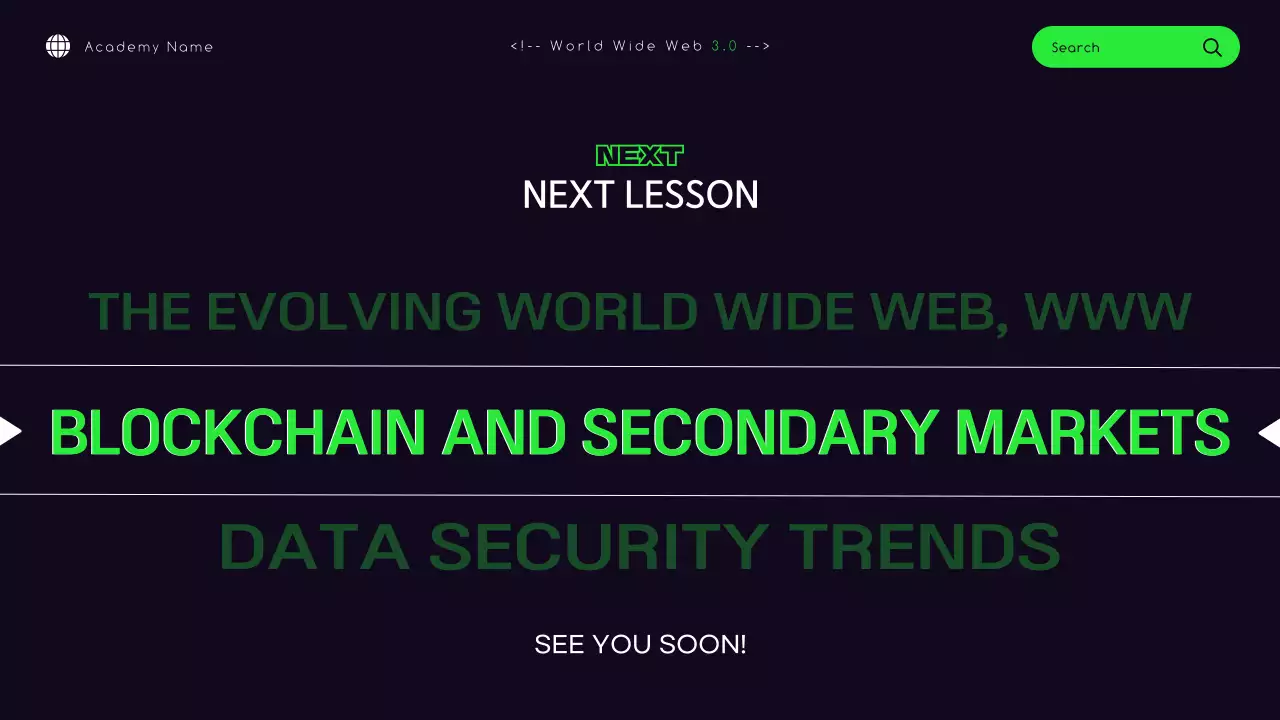 블랙 모던 웹 코스 프레젠테이션