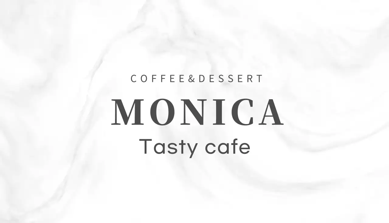 白 シンプル カフェ 名刺