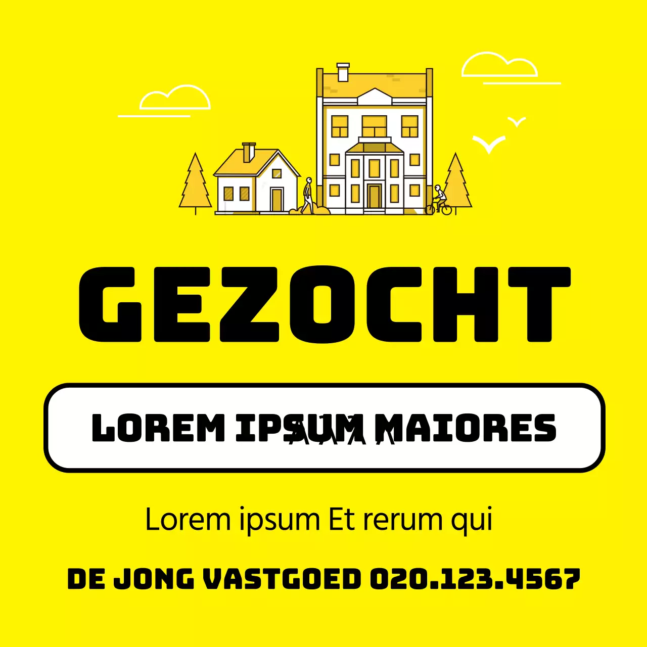 Geel onroerend goed te koop