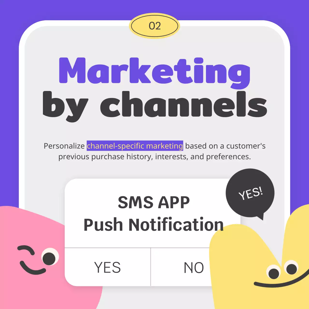 Learn CRM marketing with pastel-colored babies and cute alphabet characters