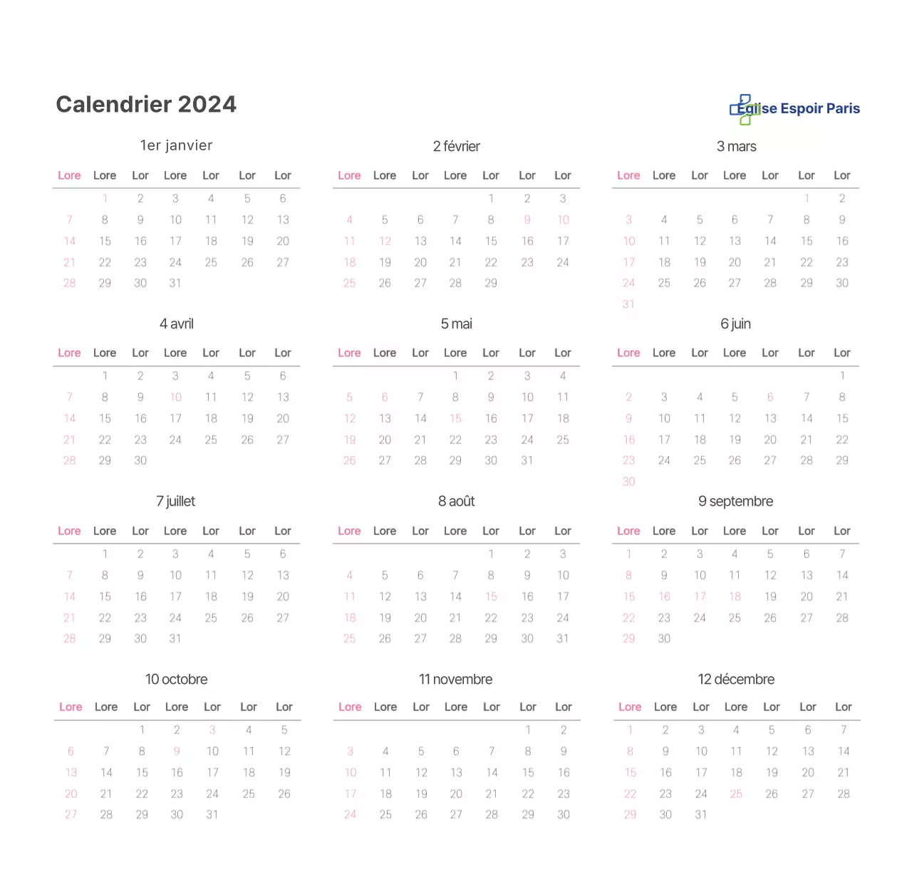  Illustration de l'église Calendrier de bureau de l'église