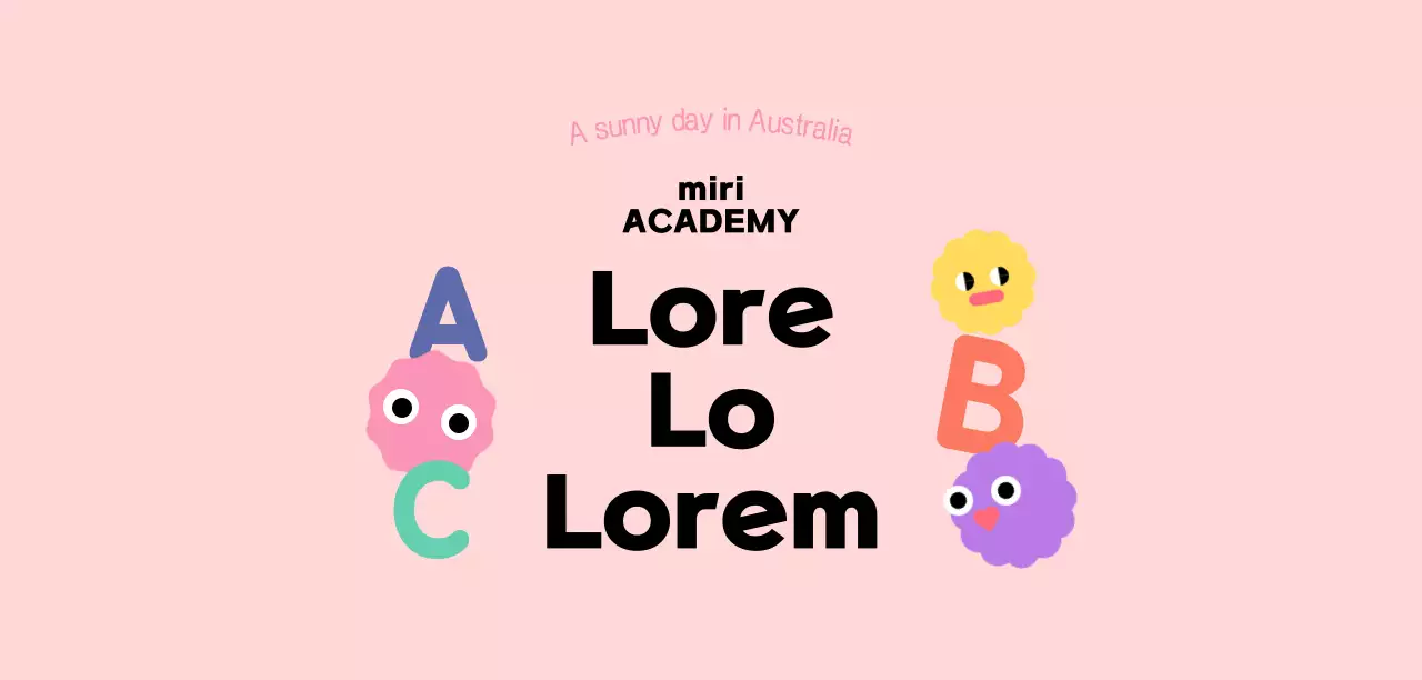 Promote English camps abroad with cute illustrations of English characters