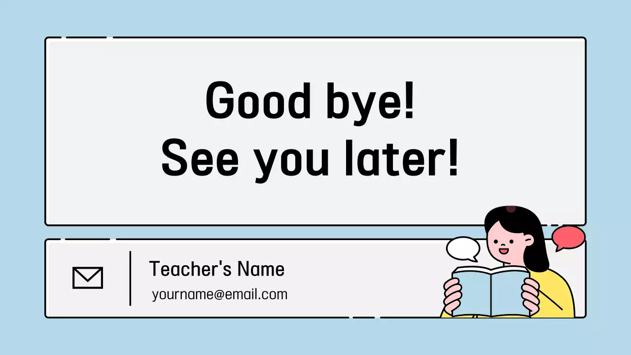 Yellow Modern English Class Guideline Presentation