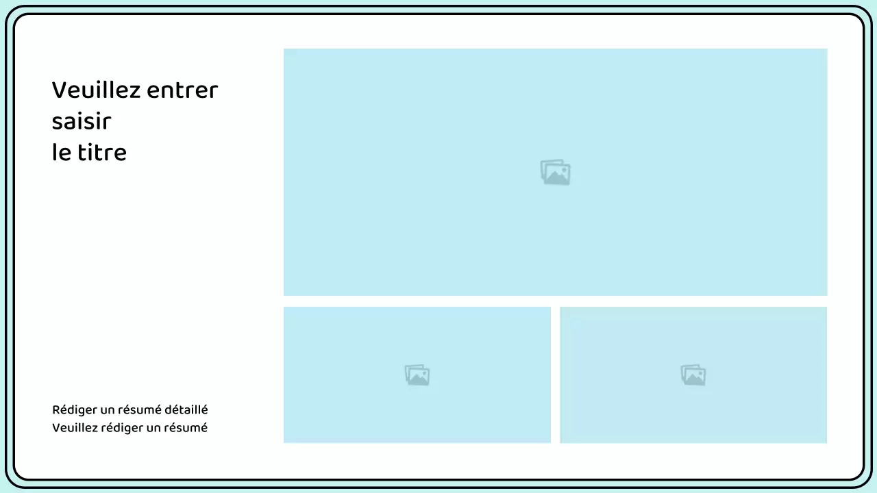 Mettez en évidence les mots-clés dans un style de ligne simple en jaune et menthe.