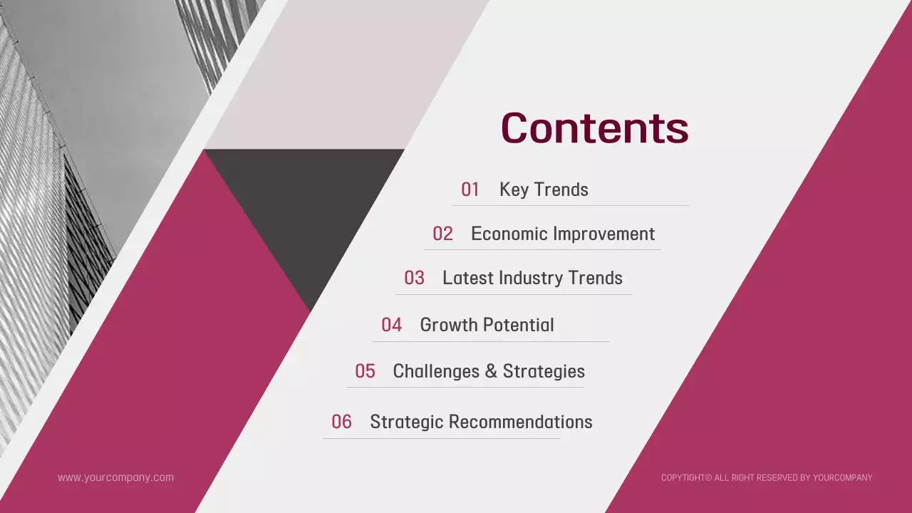 그레이 모던 유통 프리젠테이션
