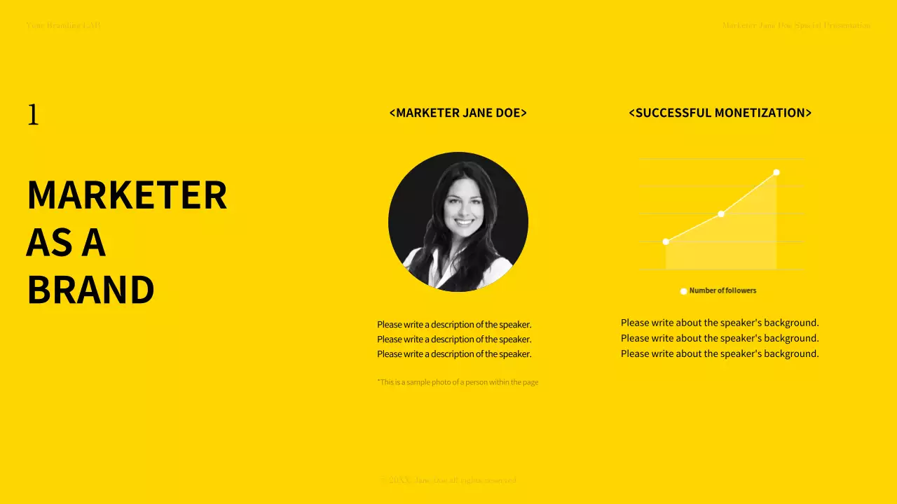Yellow Professional Branding Promotion Presentation
