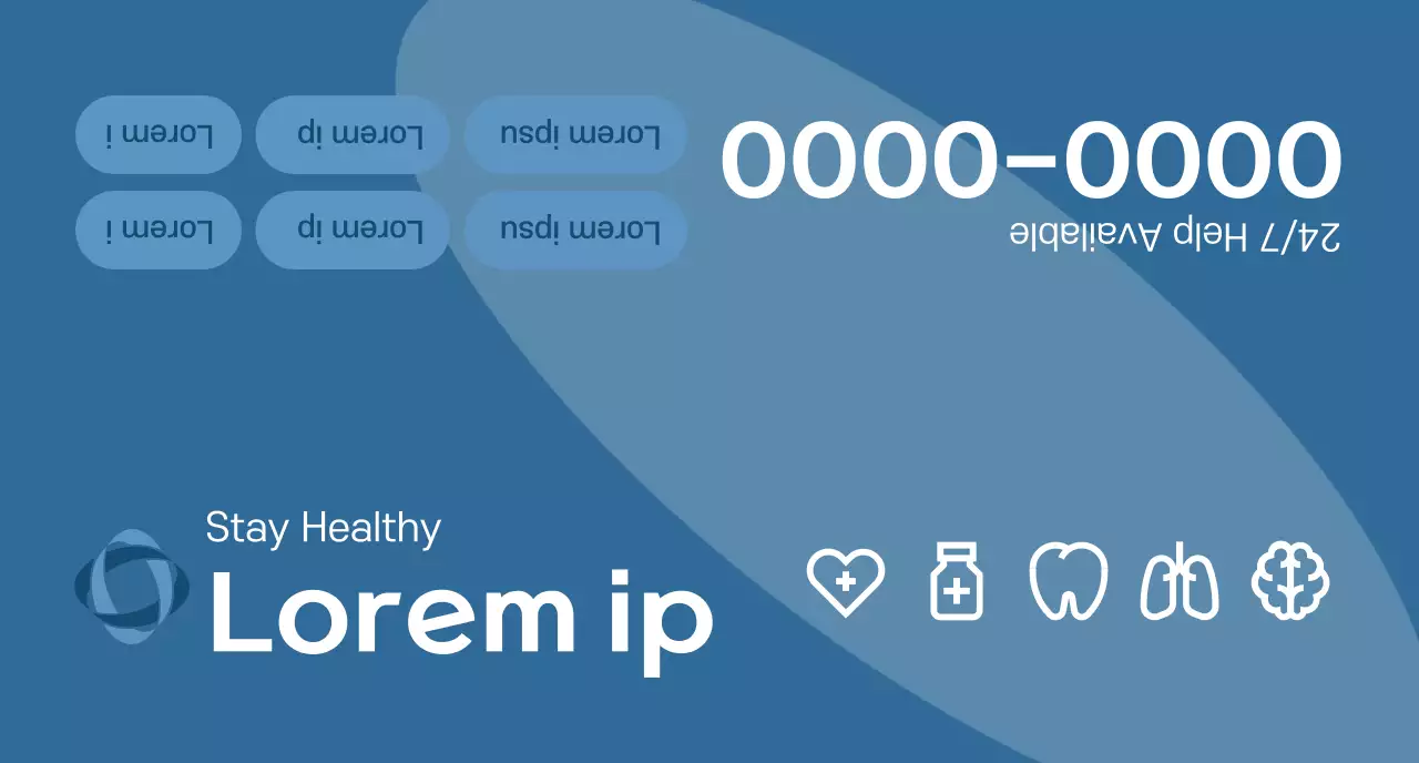 Sebuah karya promosi perusahaan asuransi dengan ilustrasi 3D bernuansa gelap dan ikon kesehatan.