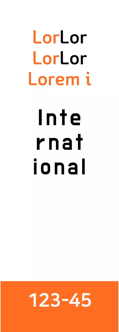 Promote your property in black and orange