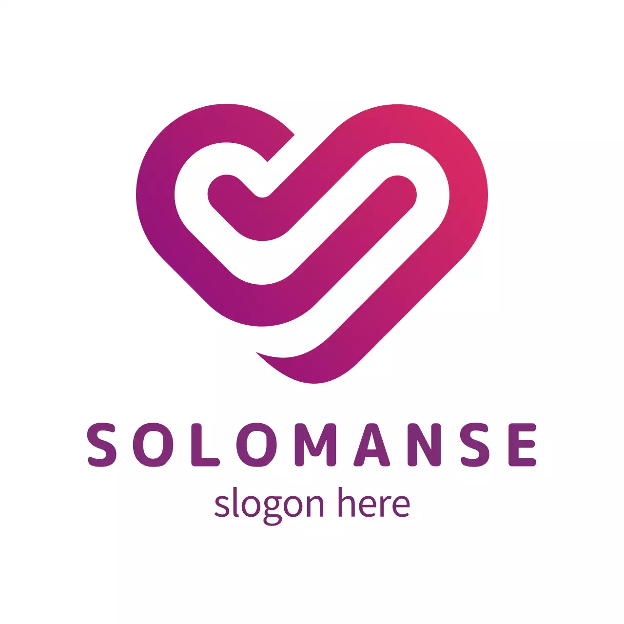 紫 モダン 会社案内 ロゴ