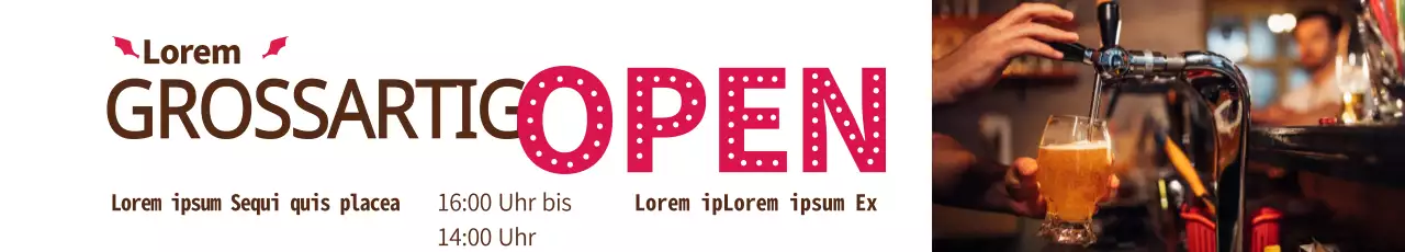 Große Eröffnung_Straßenbanner