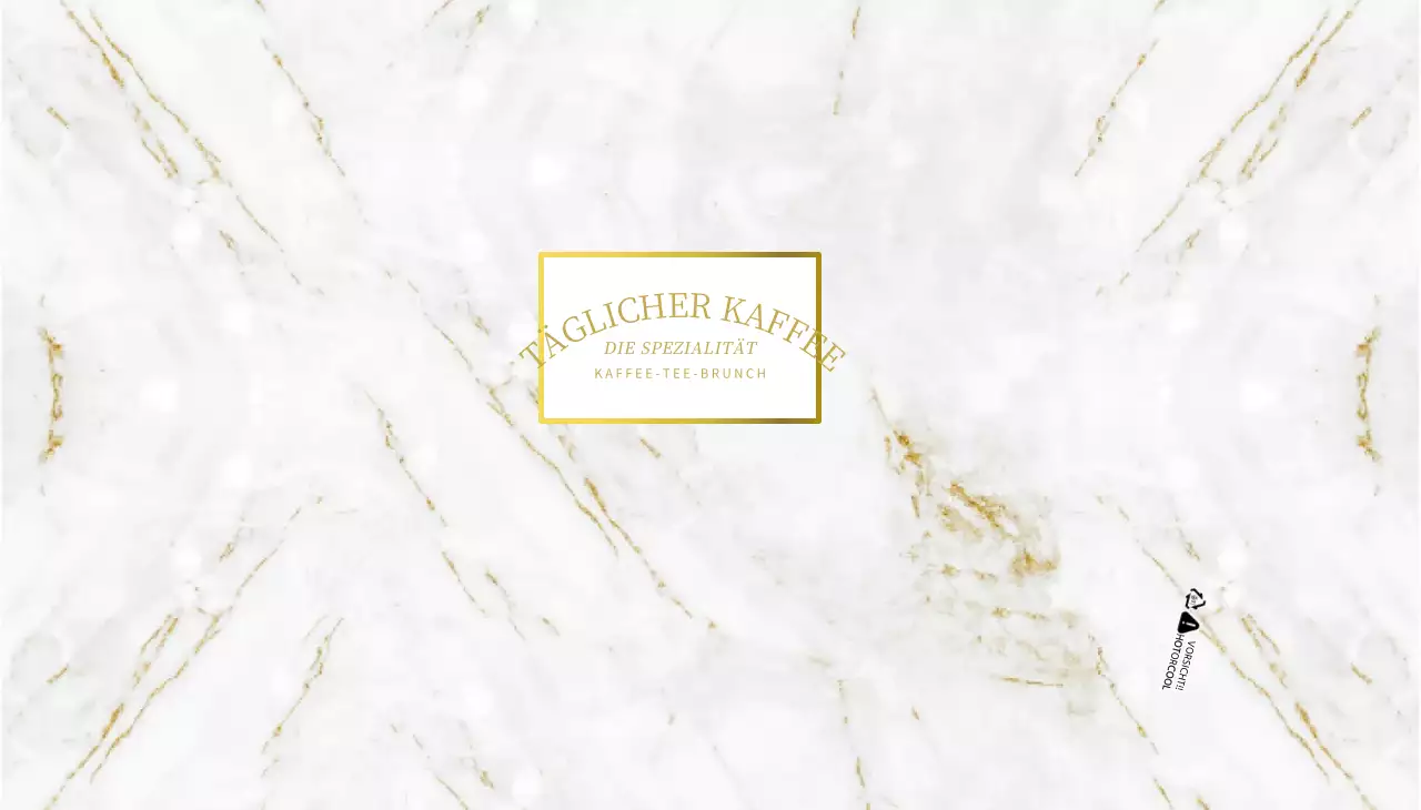 Marmor-Muster Cafe Pappbecher Design