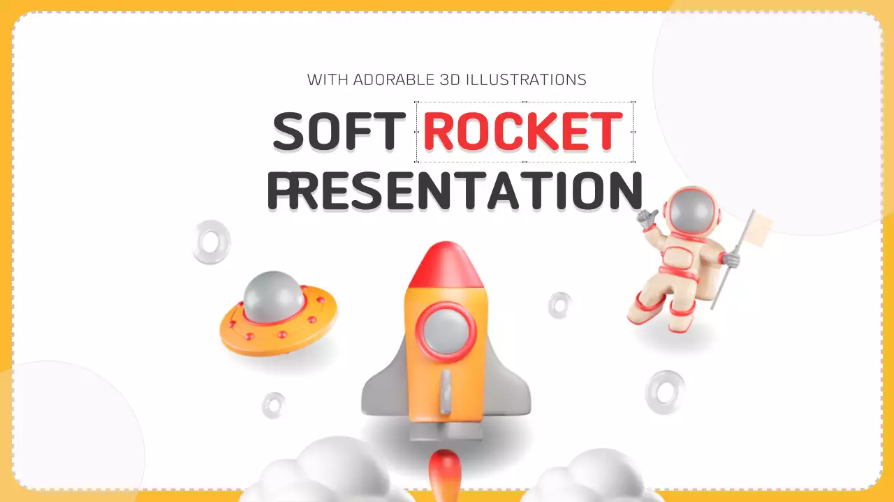 오렌지 모던 스페이스 프리젠테이션