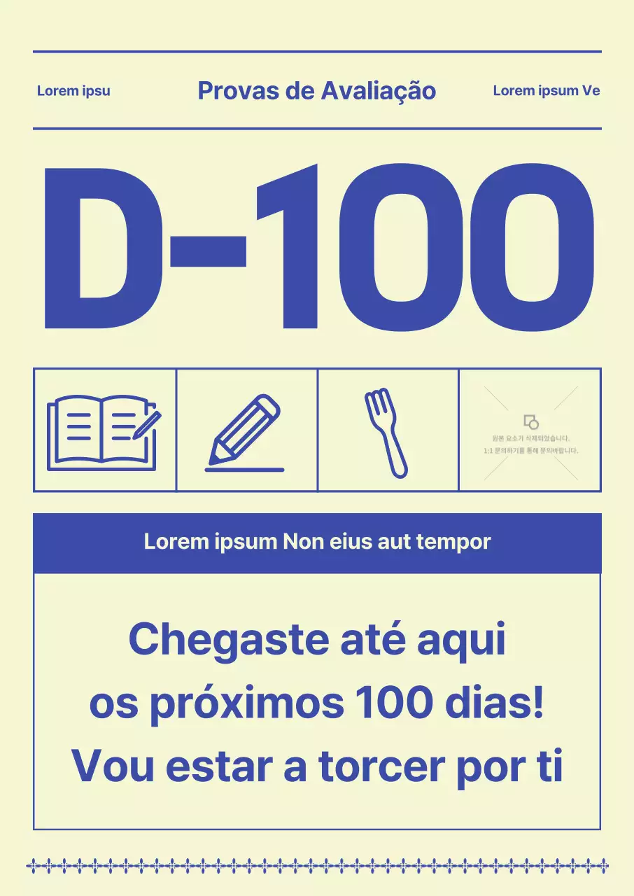 Cartaz simples de animação para o regresso às aulas dos SATs utilizando traços