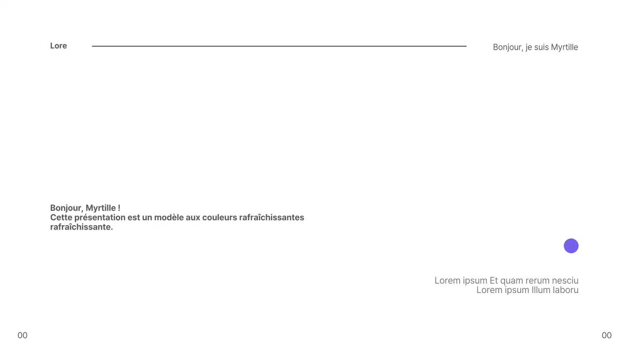 Présentation des myrtilles