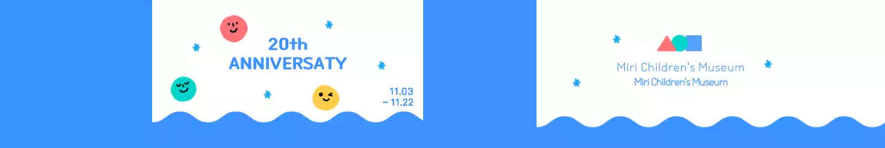 Rayakan warna biru, penuh warna dan cerah