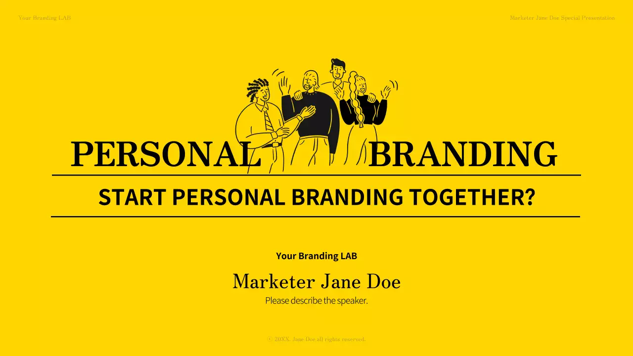 Yellow Professional Branding Promotion Presentation