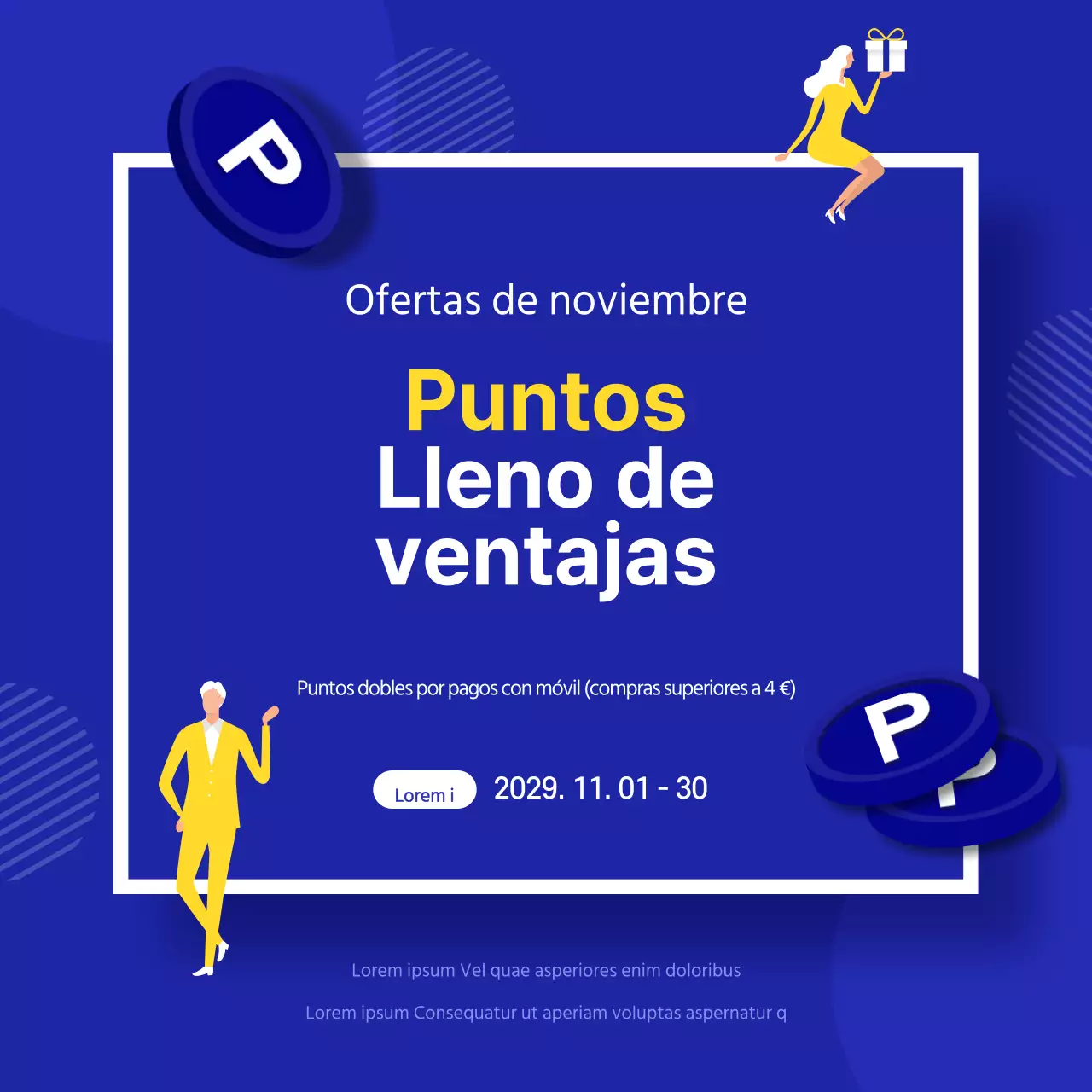 Ofertas llenas de puntos