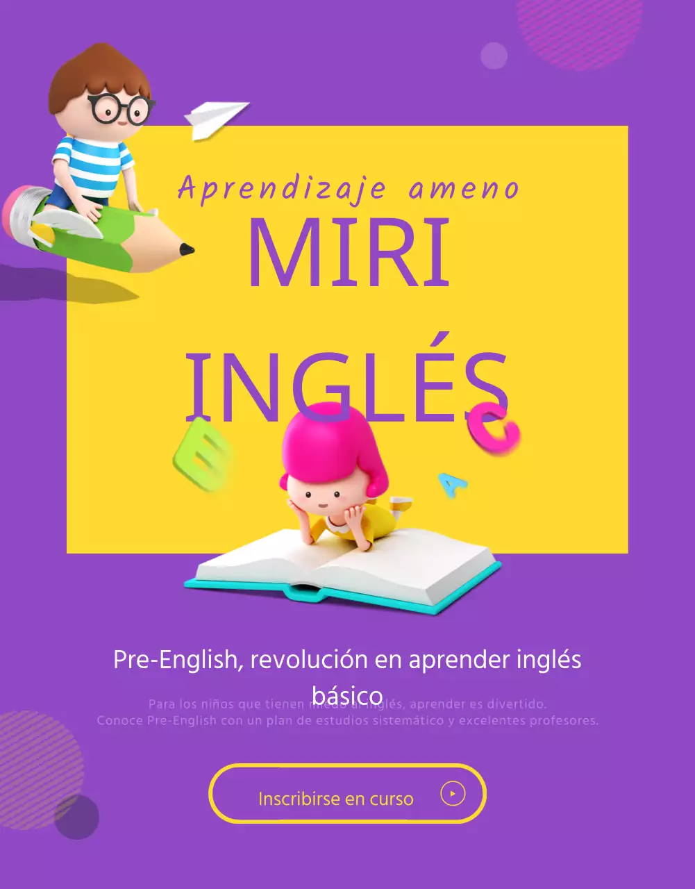 Detalles de la escuela de inglés