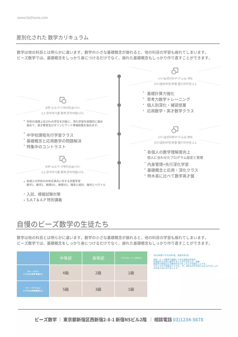 白 シンプル 数学 資料 ポスター