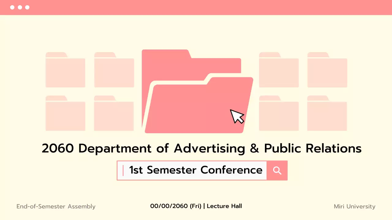 Coral Modern University Conference Agenda Presentation