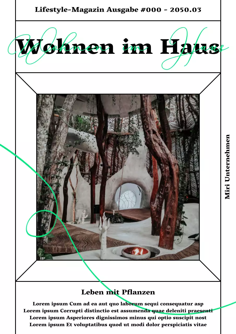 Line Frame Interiors in Neon Greenpoint Lifestyle Magazin