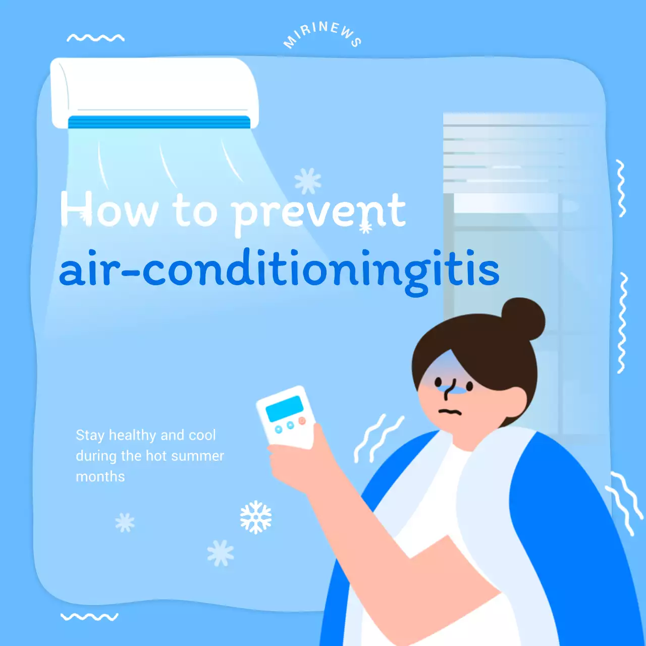 Blue Modern Health Guide Instagram Carousel