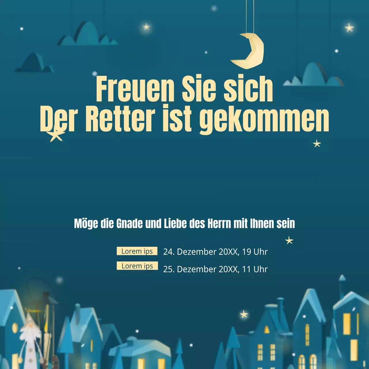 Ich bin froh, dass du gekommen bist.