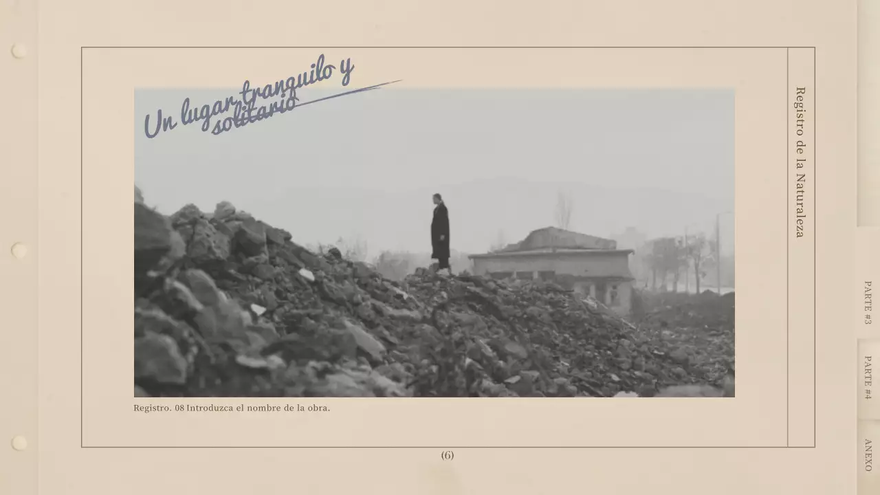 Un álbum de fotos retro beige de inspiración vintage