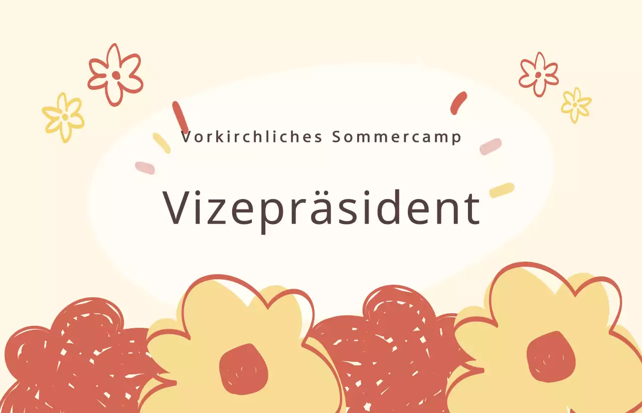 Niedliche gelbe Namenskarten für die Kirche