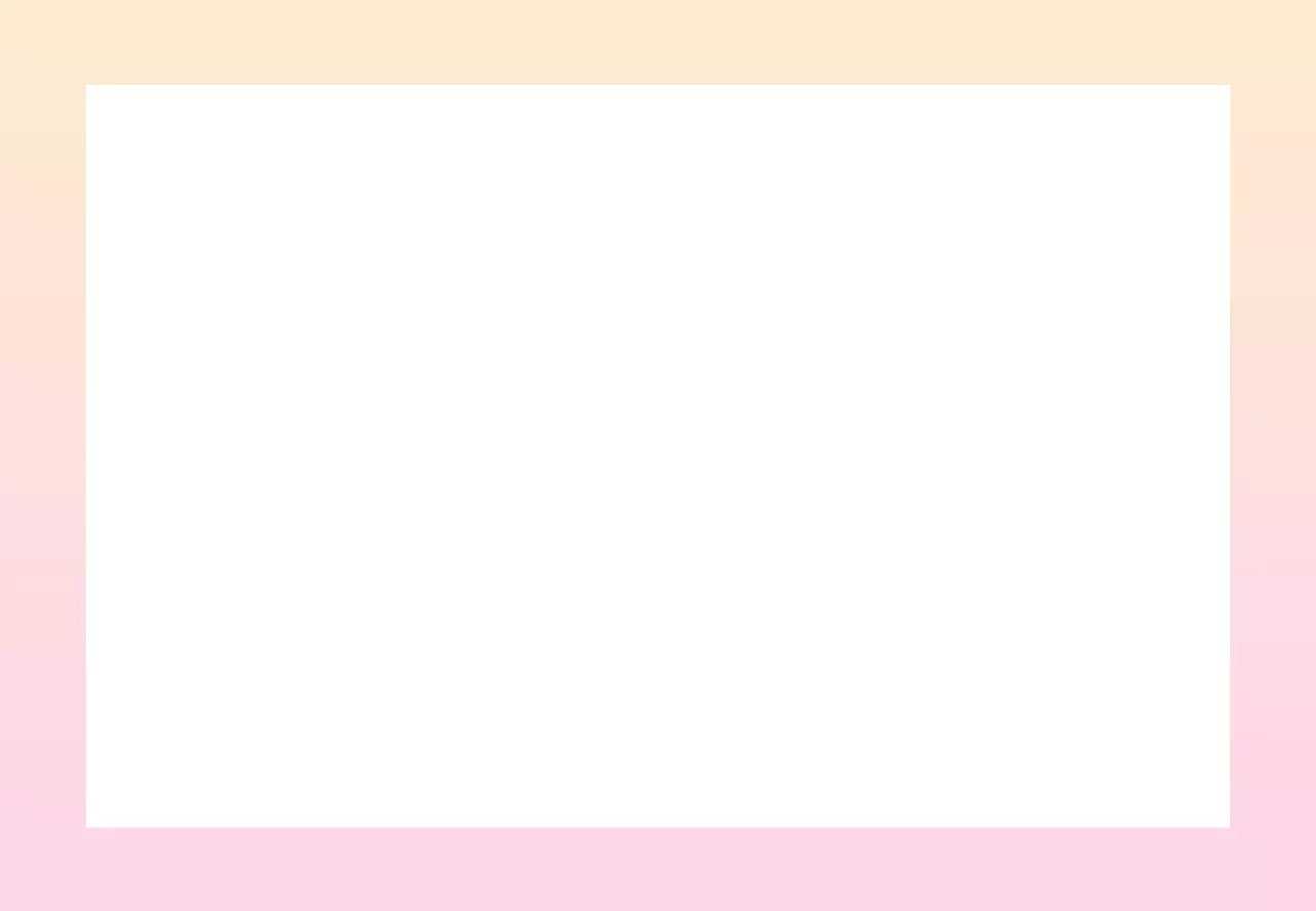ピンクと黄色のグラデーションのシンプルな長方形
