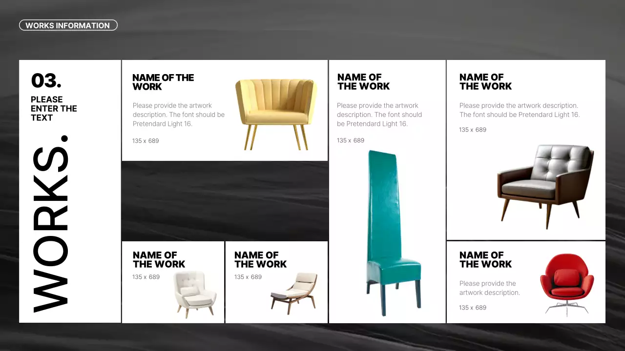 오렌지 모던 가구 전시회 프리젠테이션