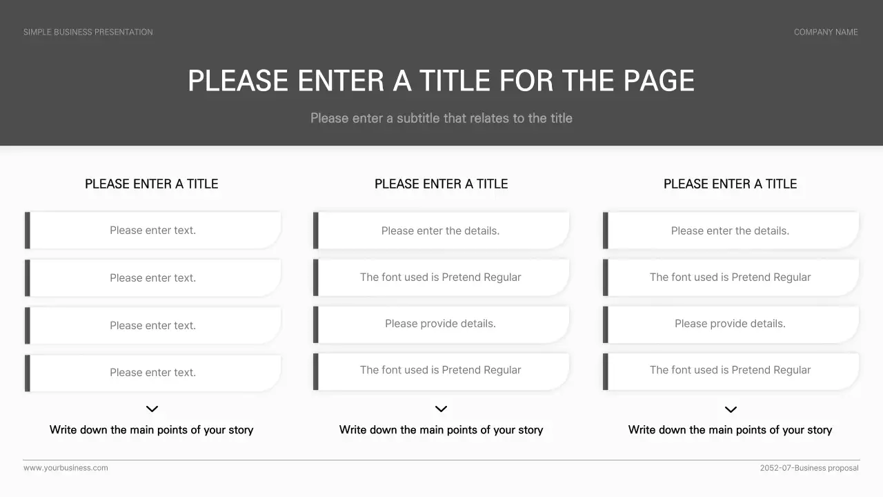 Grey Modern Business Document Presentation