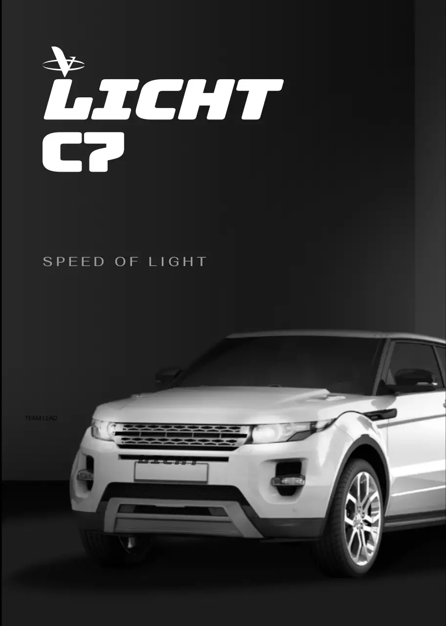 Buku catatan promosi mobil hitam dan putih yang berkelas