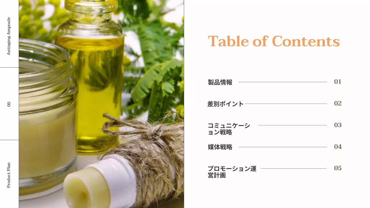 グレー モダン 美容 企画書 プレゼンテーション