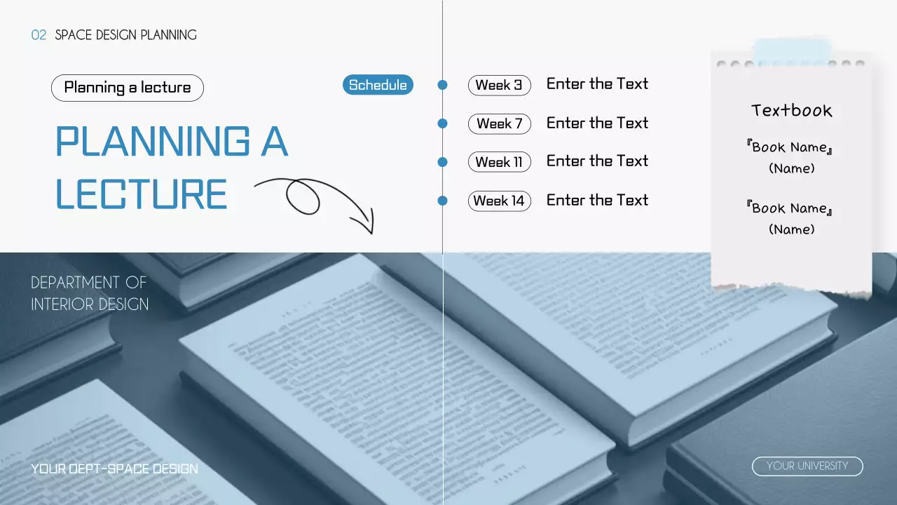 블루 미니멀리스트 디자인 오리엔테이션 프레젠테이션