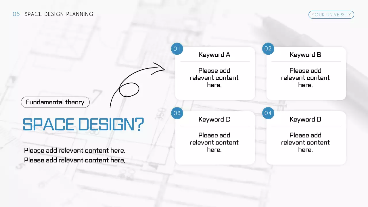 블루 미니멀리스트 디자인 오리엔테이션 프레젠테이션