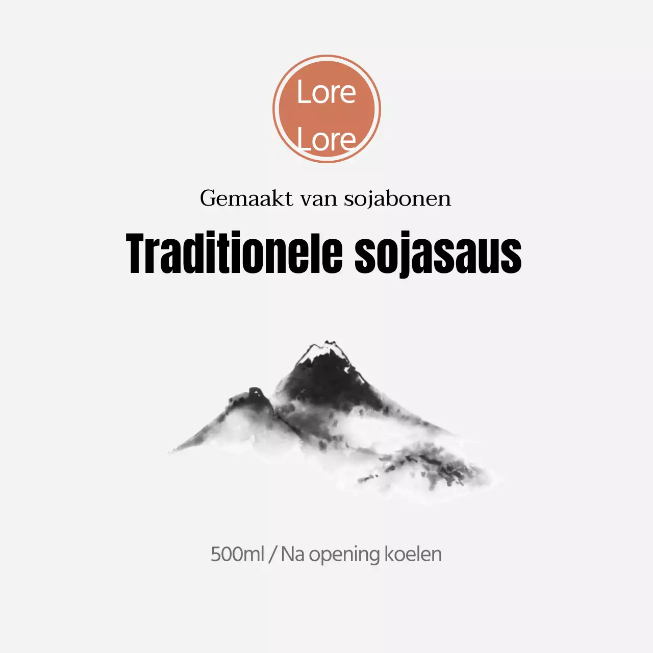 Traditionele Sojasaus Stickers